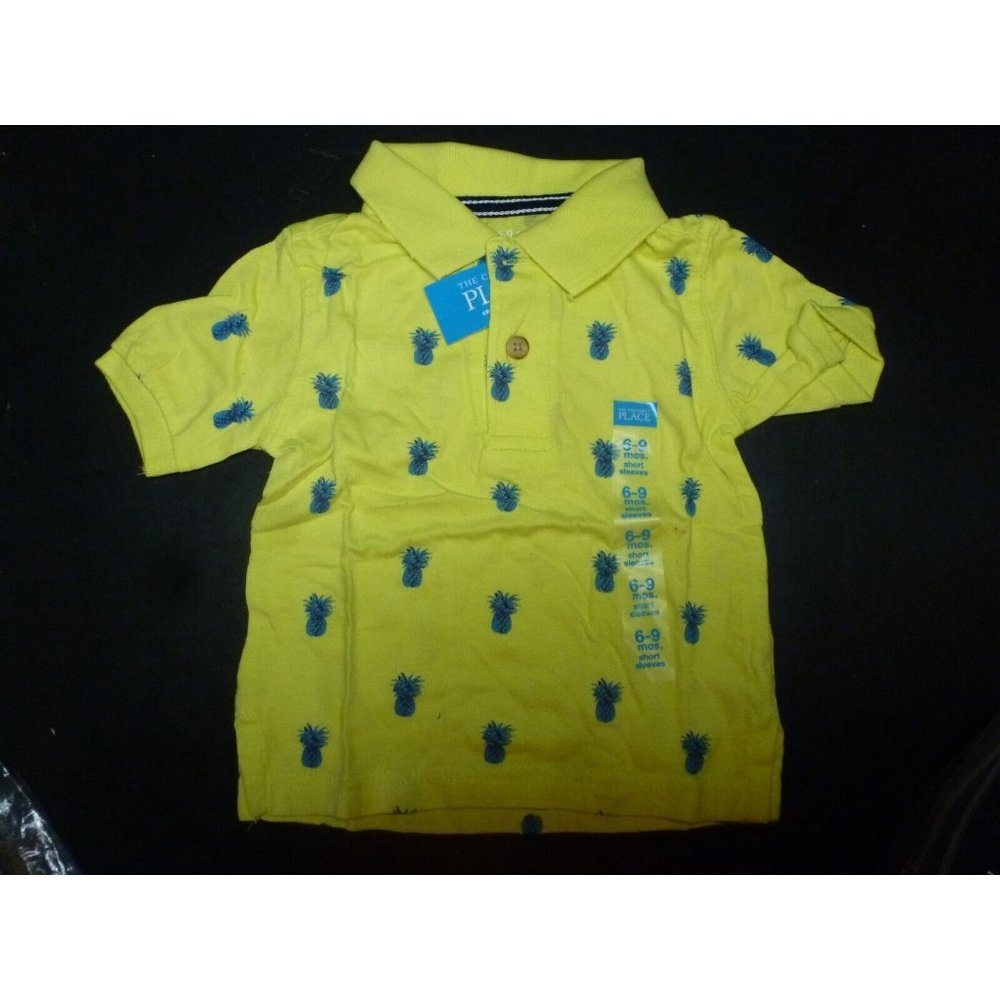 The Children's Place EST. 1989 Baby Boy's Short Sleeve Polo Shirt Size 6-9 NEW